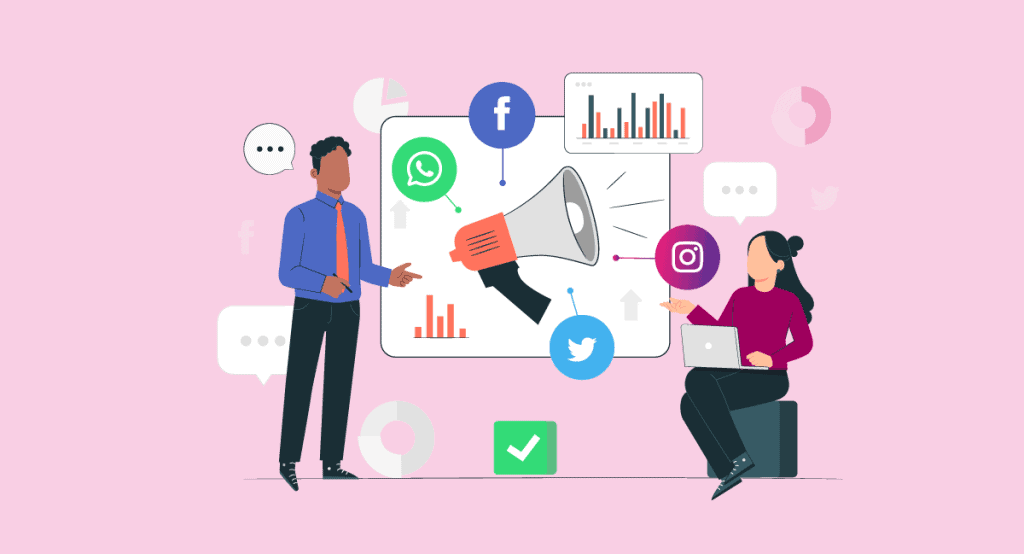 An illustration showing how deals and promotions are created