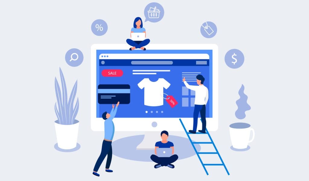 An image showing a discount on an eCommerce store